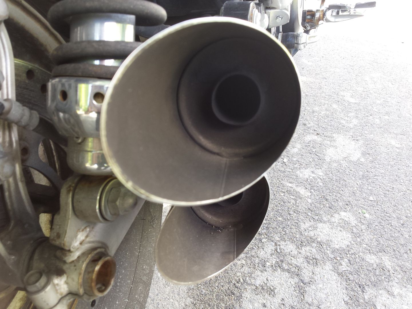 Cobra Slash Cut Muffler Baffle Removal Yamaha Star Cycle VMax VMAX